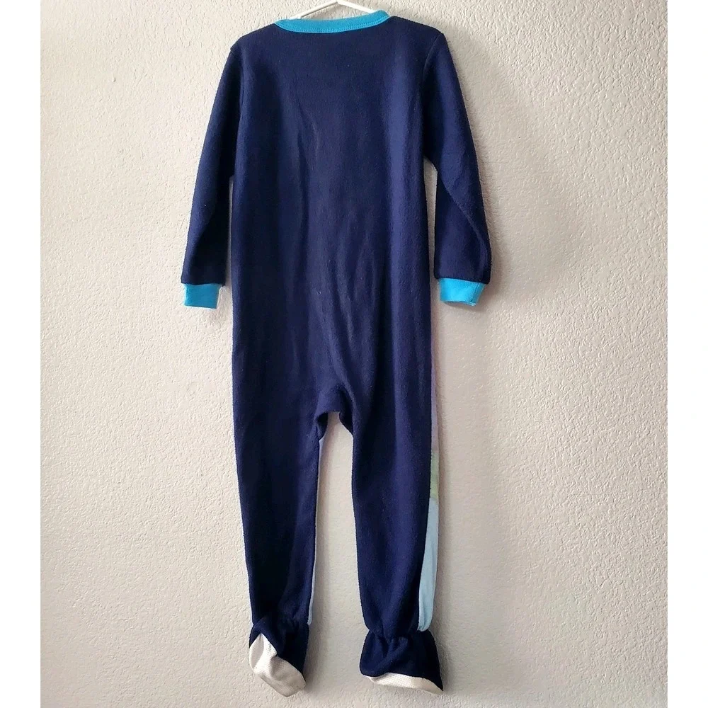 Disney ◇ Toy Story Buzz Lightyear Footed Blanket‎ Sleeper Pajamas ◇ Size 5T